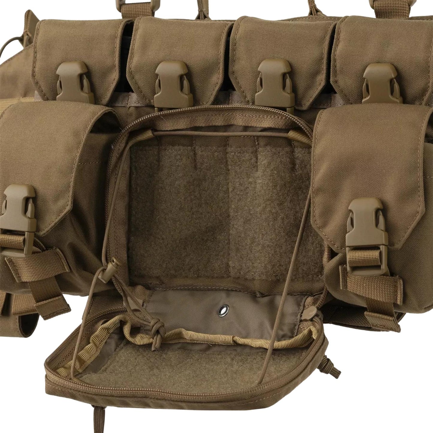 Helikon-Tex Guardian Reece Chest Rig liemenė su dėtuvėms skirtomis kišenėmis