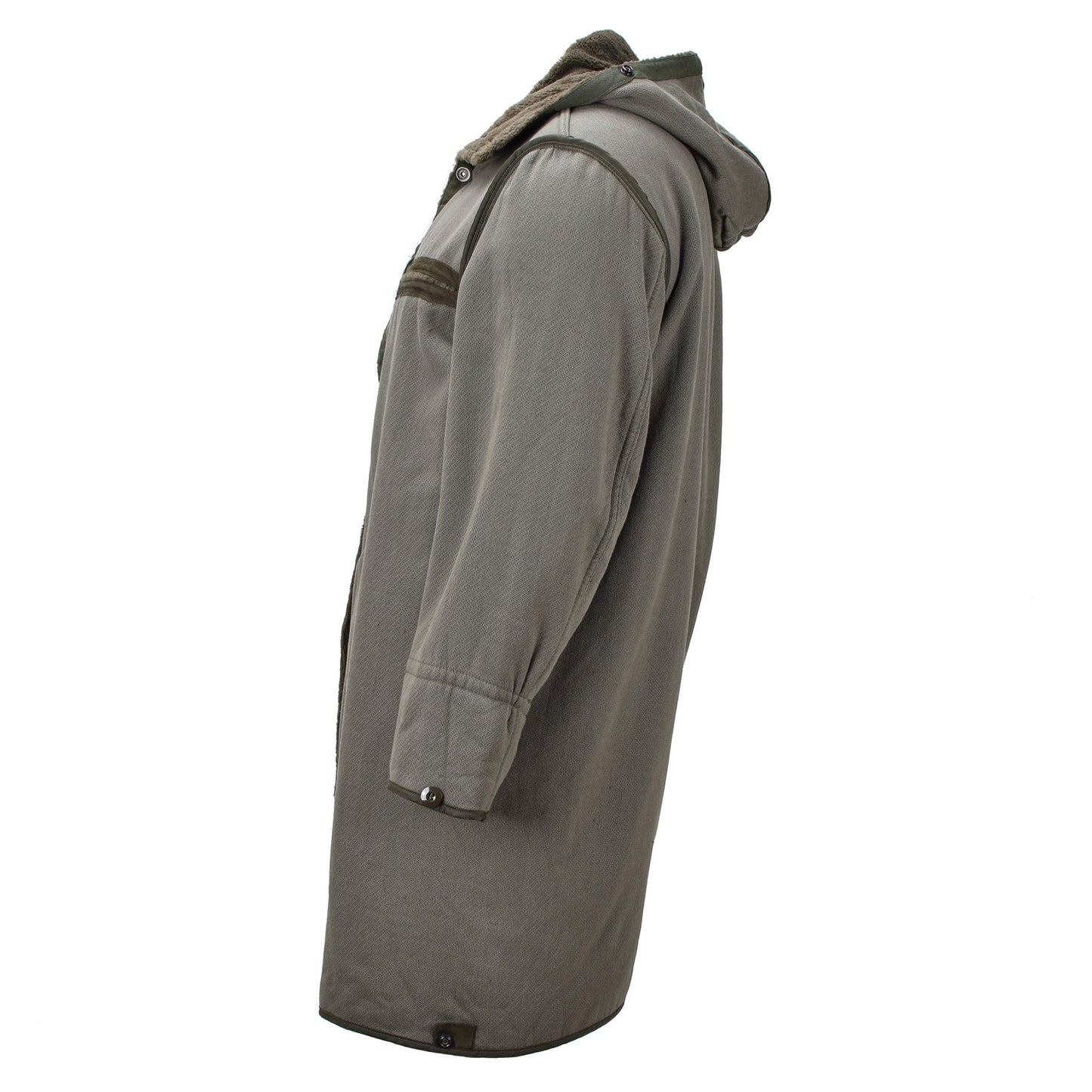 German army jacket lining fake fur Olive