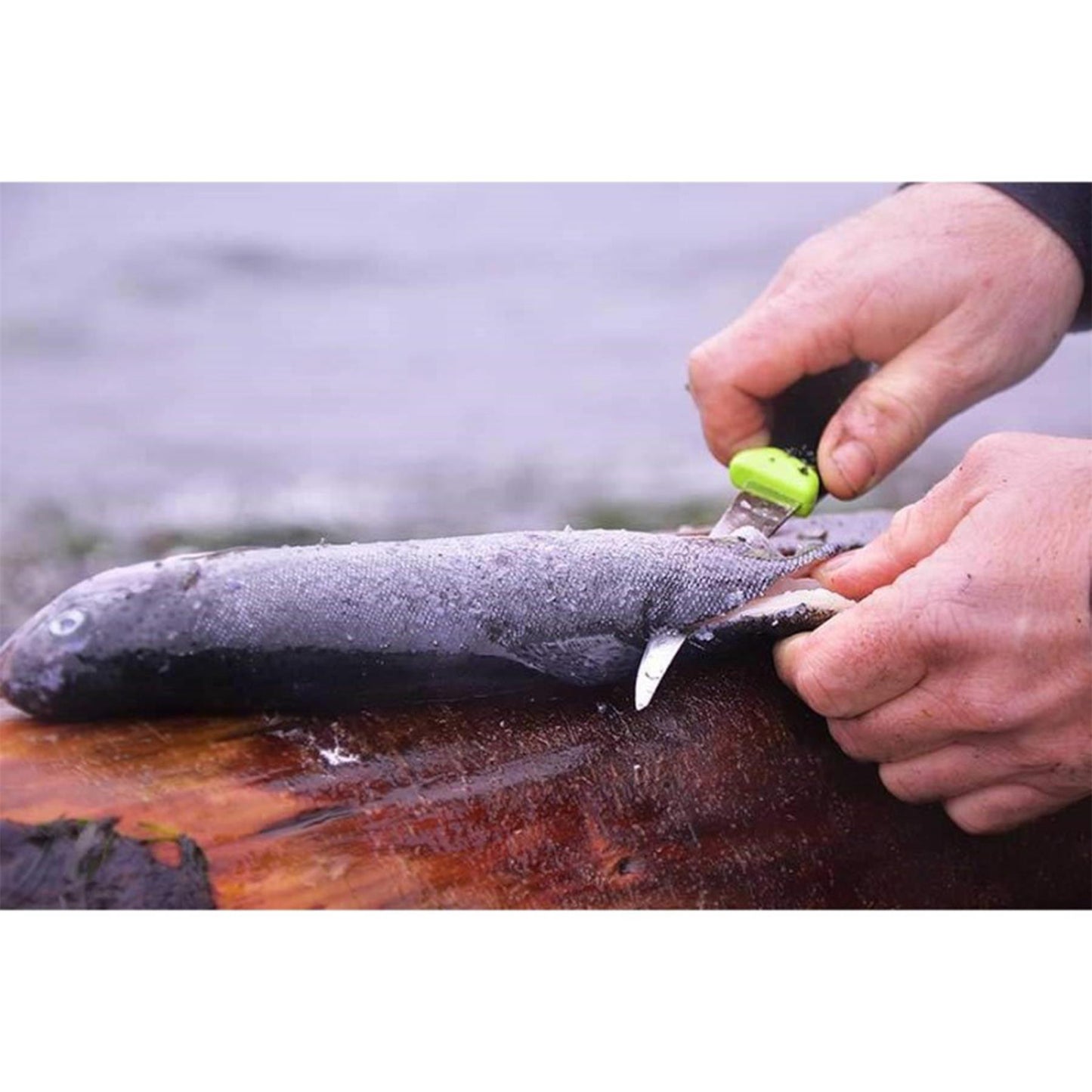 MORA Fishing Fillet 155 peilis filiavimui naudojamas žuvų darinėjimui lauko sąlygomis – preciziški ir švarūs pjūviai