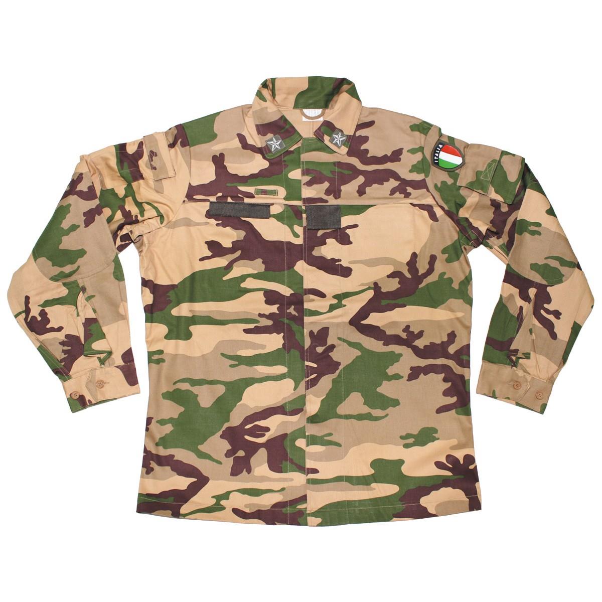 Desert printing uniform jacket of the Italian army
