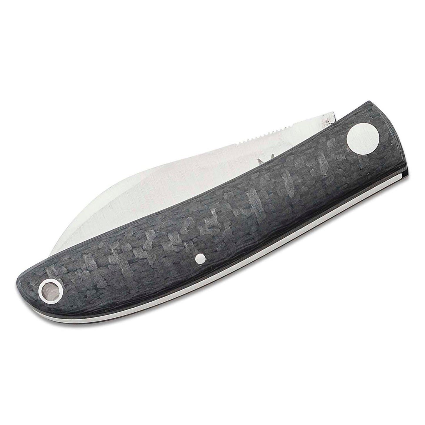 Fox Knives LIVRI sulankstomas kišeninis peilis iš M390 nerūdijančio plieno su anglies pluošto rankena.