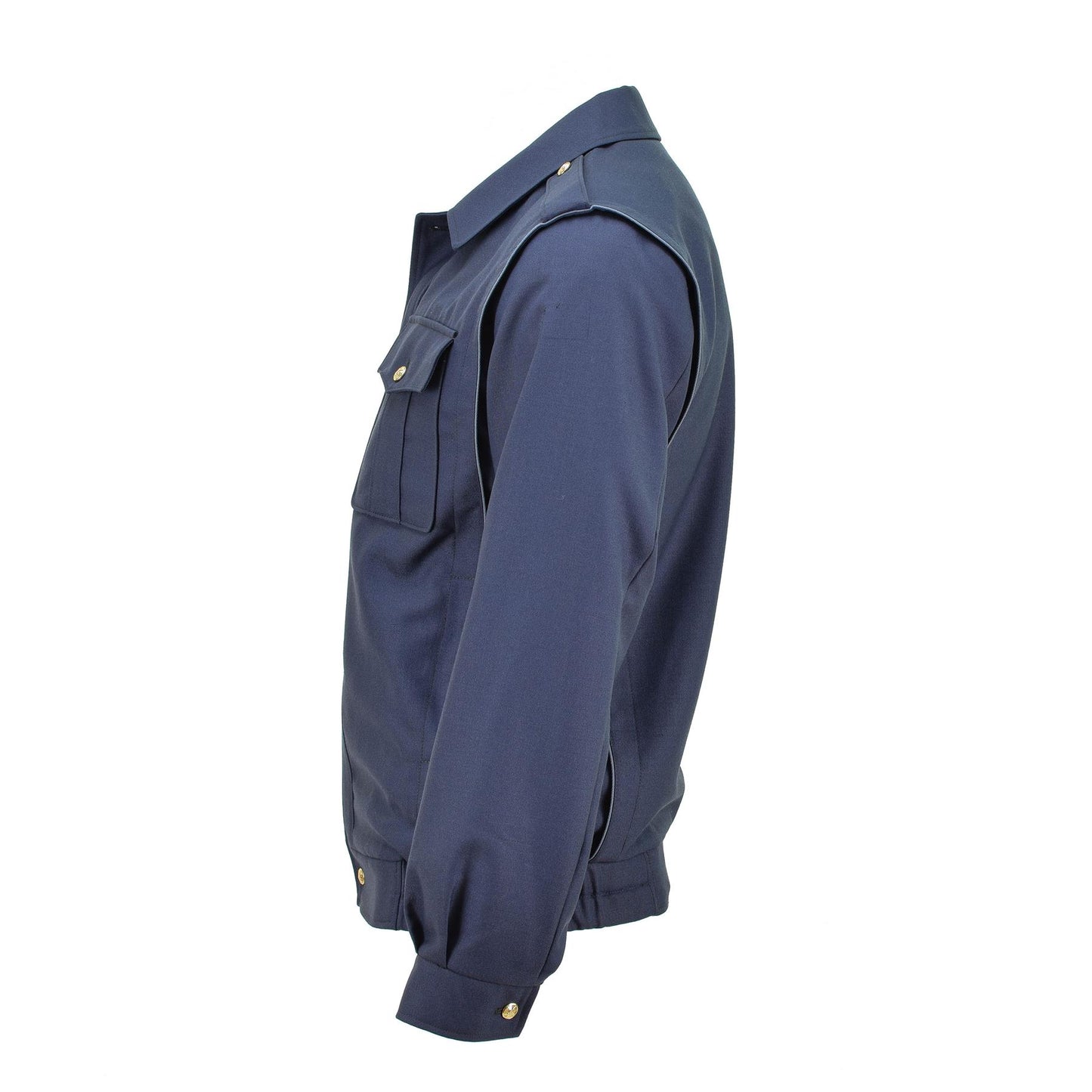 Czech military classic jacket in blue color