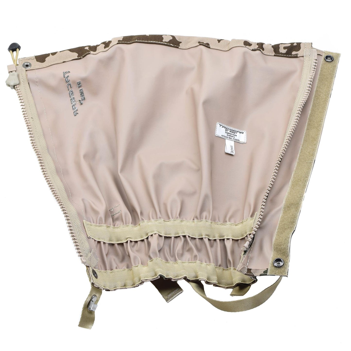 TACGEAR neperšlampami gaitrai Vokiečių Tropical marginimas su reguliuojamu dirželiu ir „Flecktarn Desert“ kamufliažu.