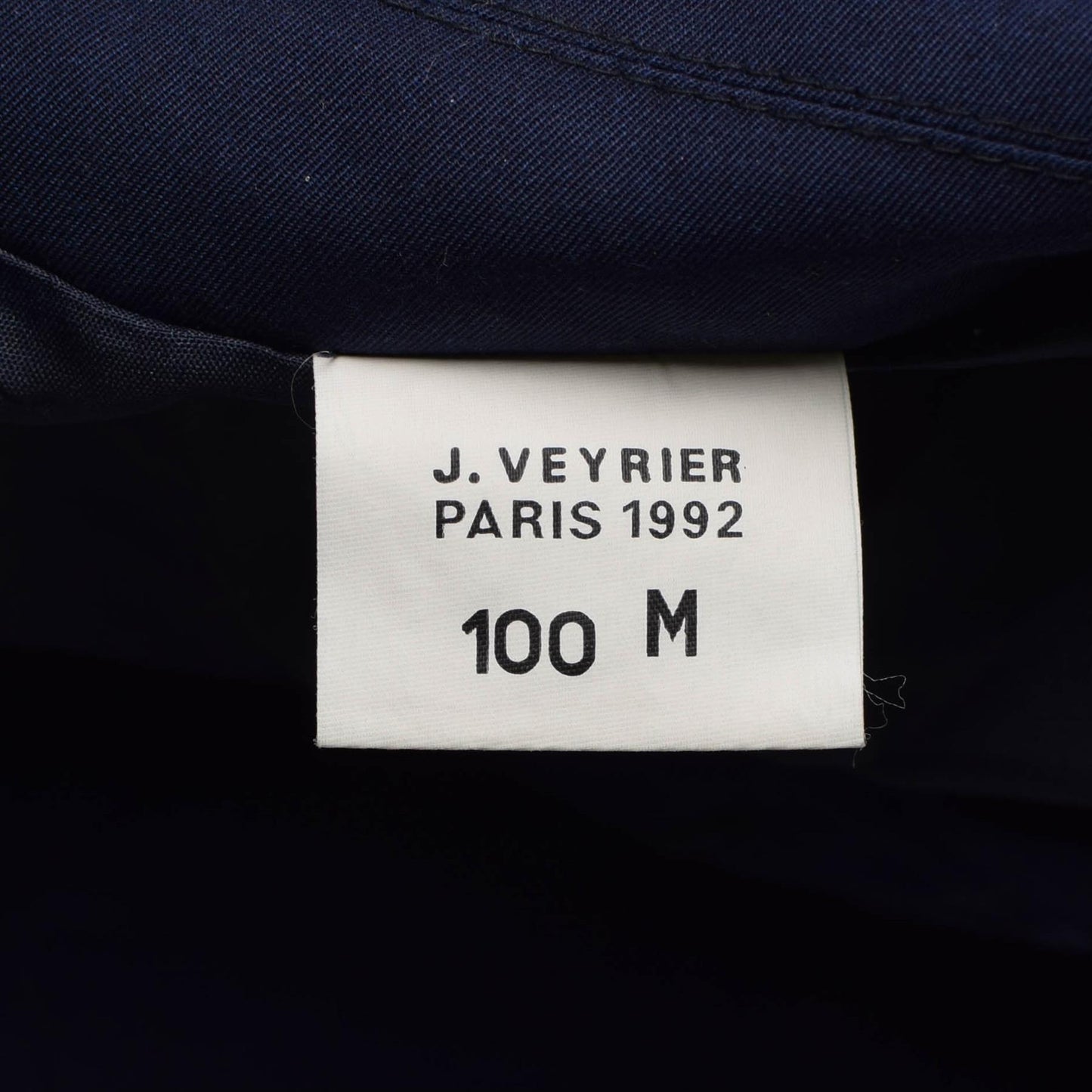 Military raincoat of the French army in blue color