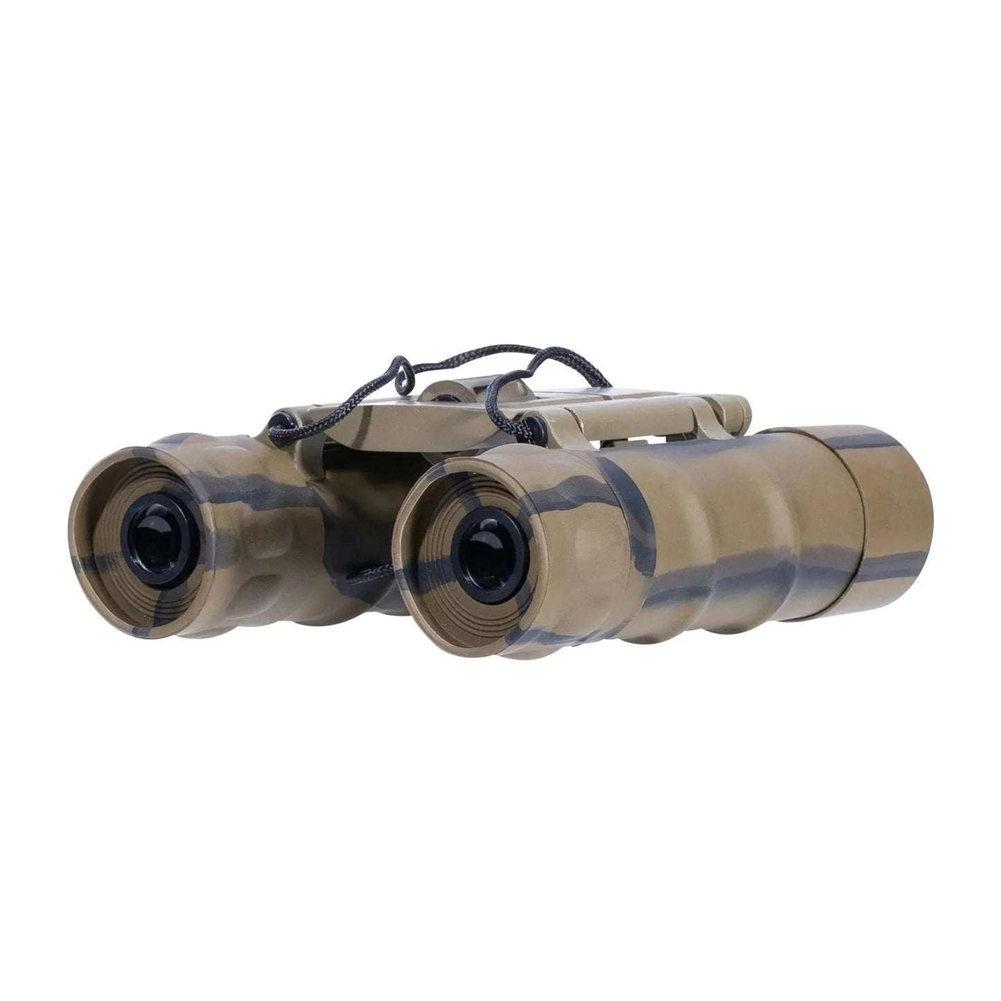 MIL-TEC Gen II sulankstomi žiūronai 10x25 Desert spalvos su dėklu, lengvi ir patogūs kelionėms.
