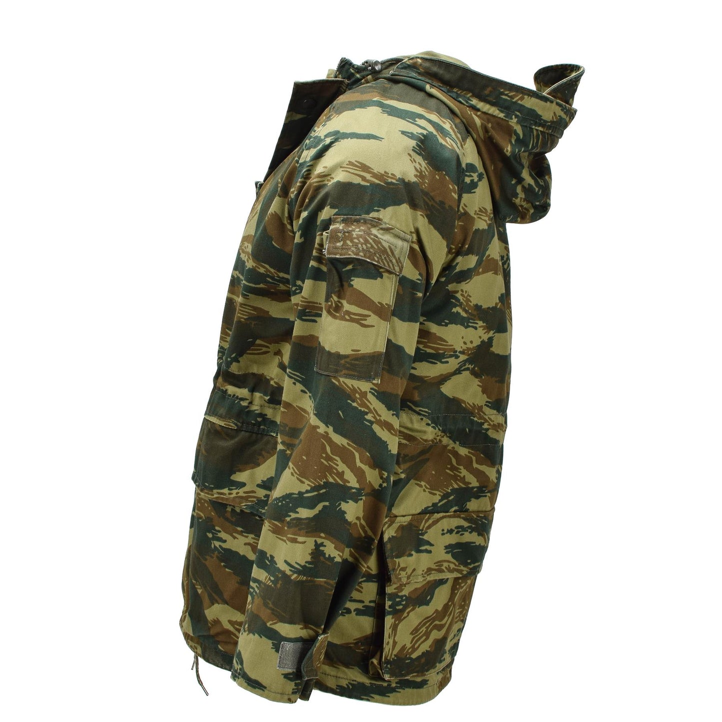 Graikijos kariuomenės M65 parka su pamušalu Lizard marginimo