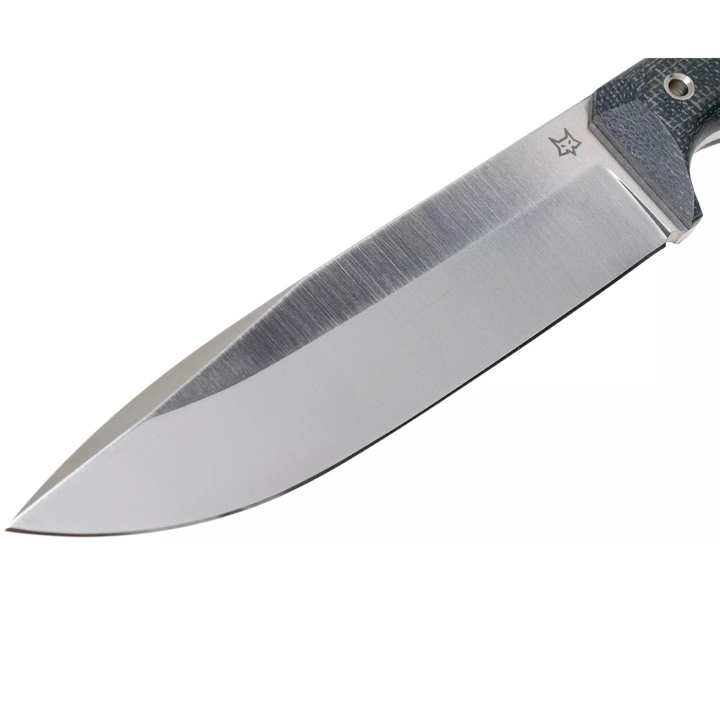 FoxKnives fiksuotas peilis iš niolox nerūdijančio plieno su ašmenimis ir ergonomine rankena.