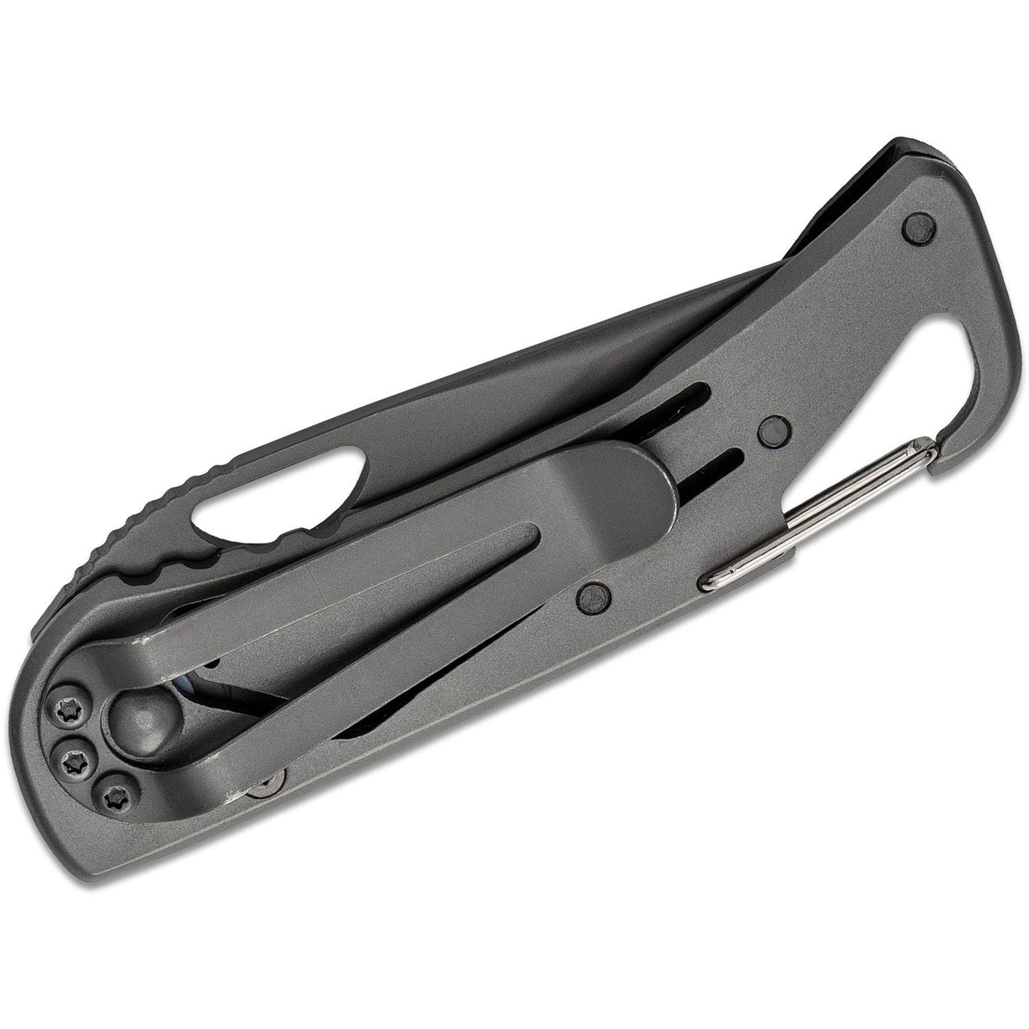 Fox Knives sulankstomas kasdienis peilis dengtas titanu 440 plieno, juoda G10 rankena ir spaustukas.