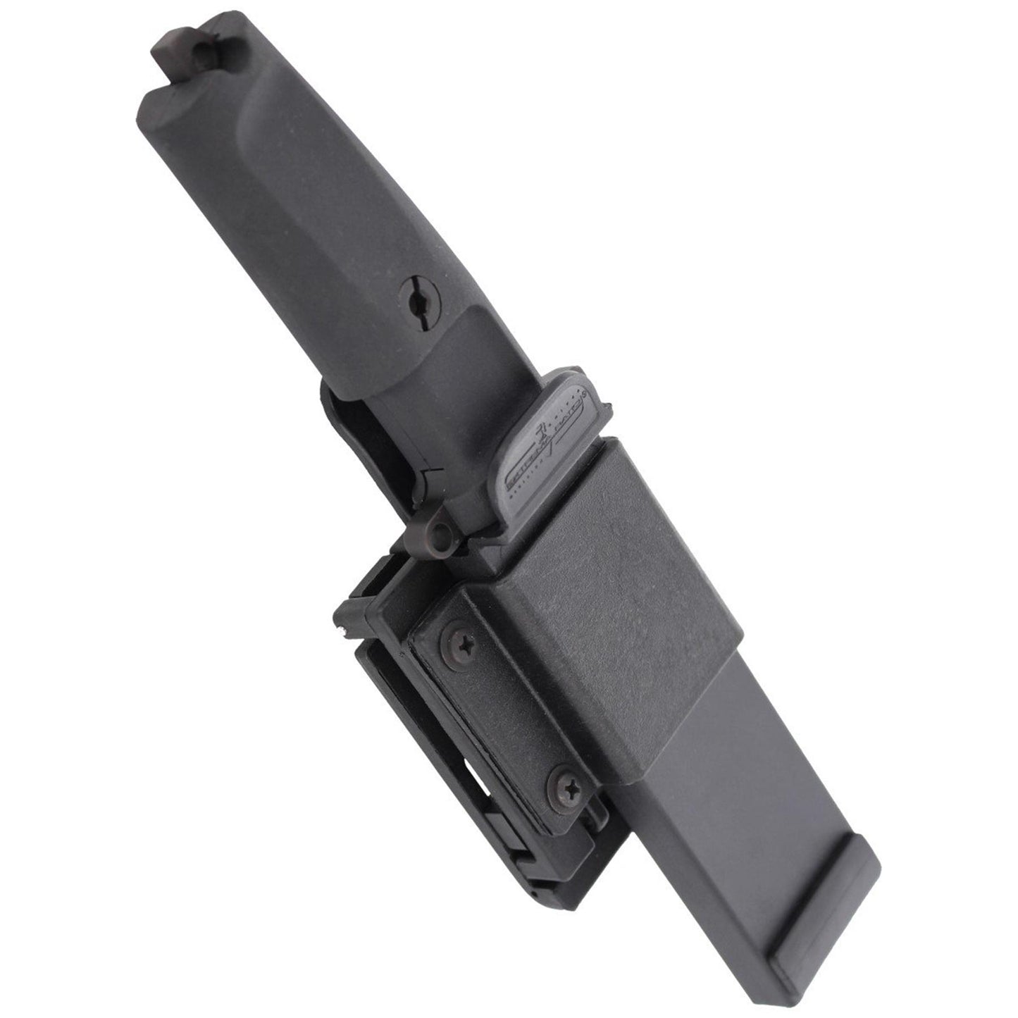 ExtremaRatio FULCRUM Compact modernus taktinis peilis N690 plienas su dėtuvės tipo dėklu ir tvirtinimu prie diržo.
