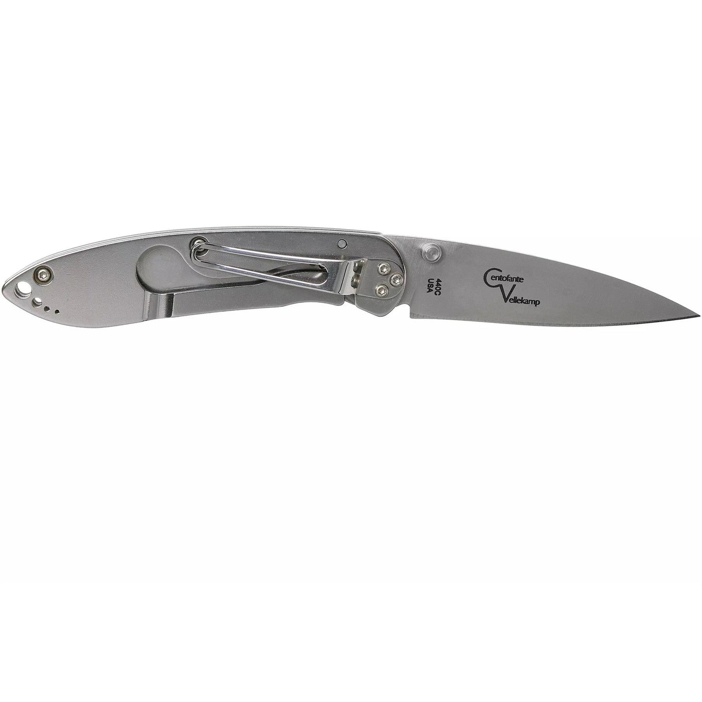 Fox Knives CITIZEN CENTOFANTE sulankstomas kasdienis kišeninis peilis iš 440C plieno su aliuminio rankena.