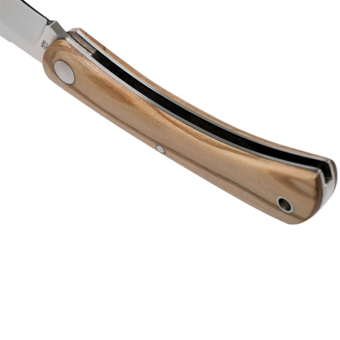 FoxKnives LIBAR kasdienis kišeninis peilis su alyvmedžio rankena ir M390 plieno ašmenimis.