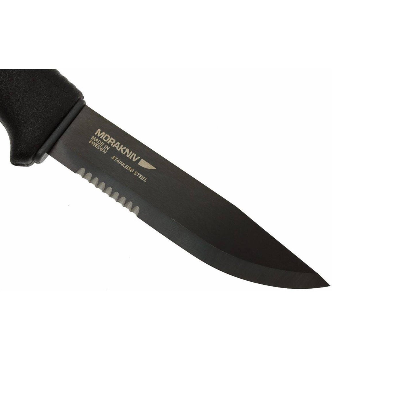 MORAKNIV fixed knife with semi-serrated stainless steel blade
