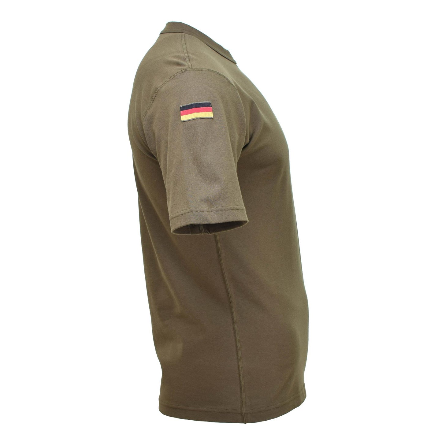 Leo Kohler T-shirt with short sleeves in olive color