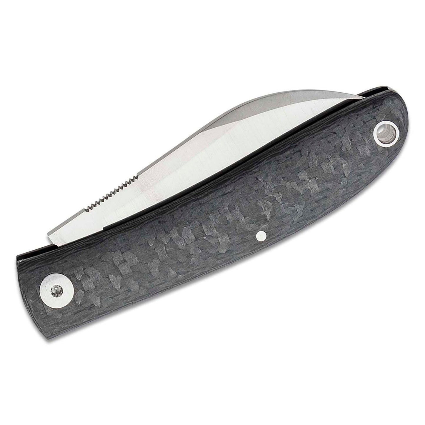 Fox Knives LIVRI sulankstomas kišeninis peilis iš M390 nerūdijančio plieno su anglies pluošto rankena.