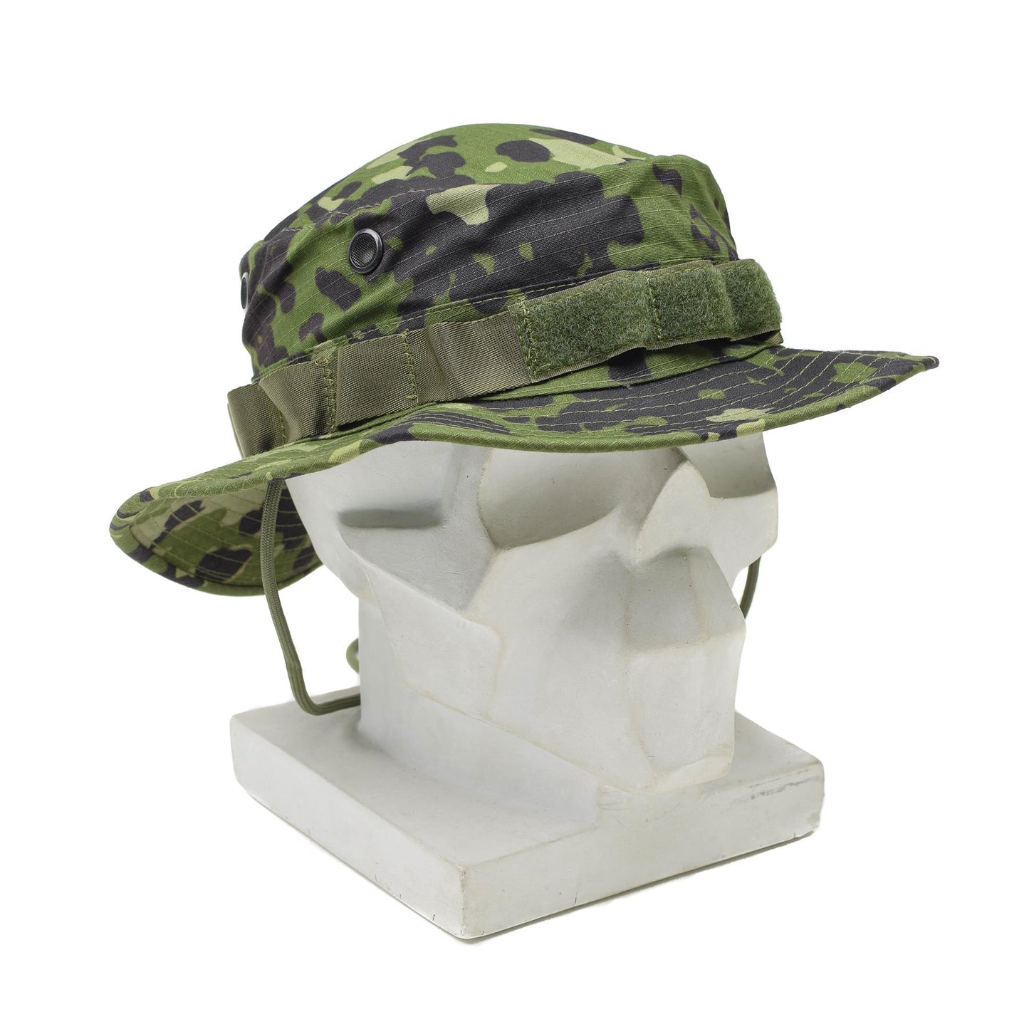 TACGEAR boonie stiliaus vasarinė kepurė M84 marginimo iš Rip-Stop audinio su ventiliacijos angomis ir smakro dirželiu.
