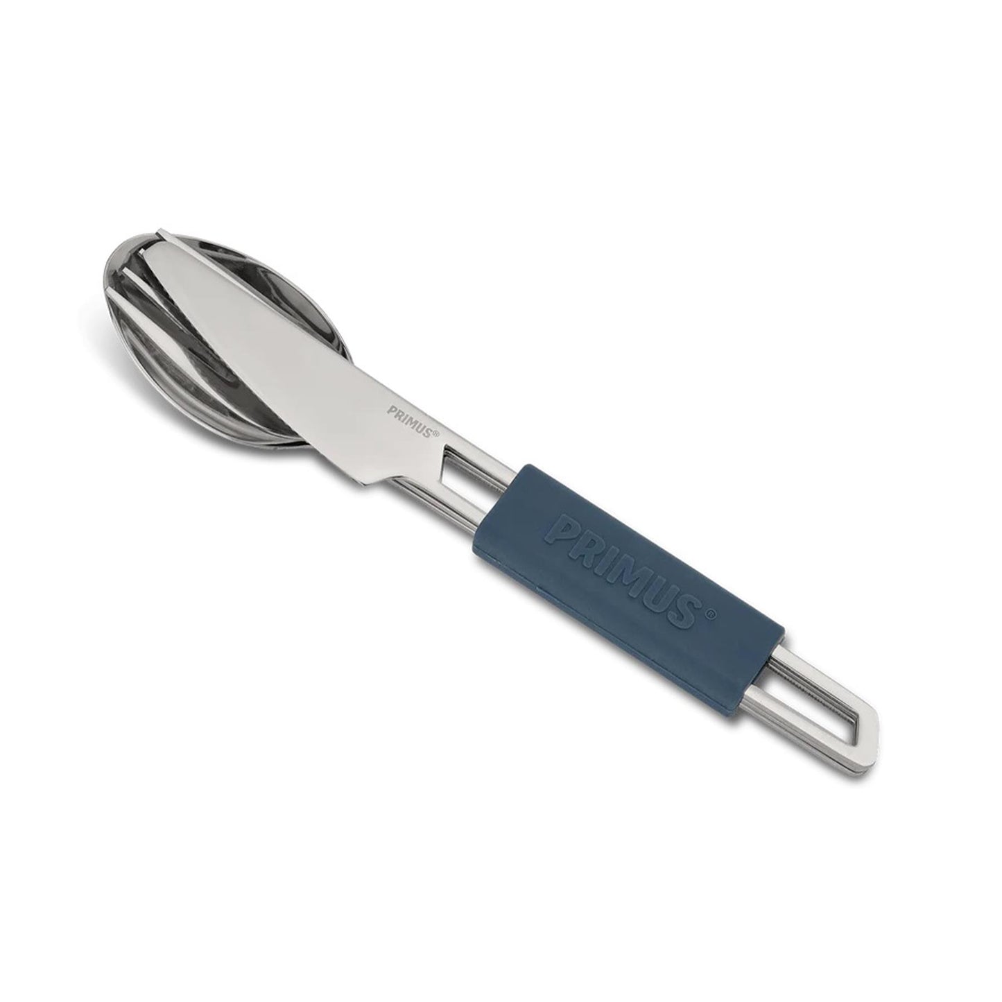 Primus Leisure stao įrankių rinkinys nerūdijančio plieno su silikoninėmis rankenomis patogiam naudojimui gamtoje.