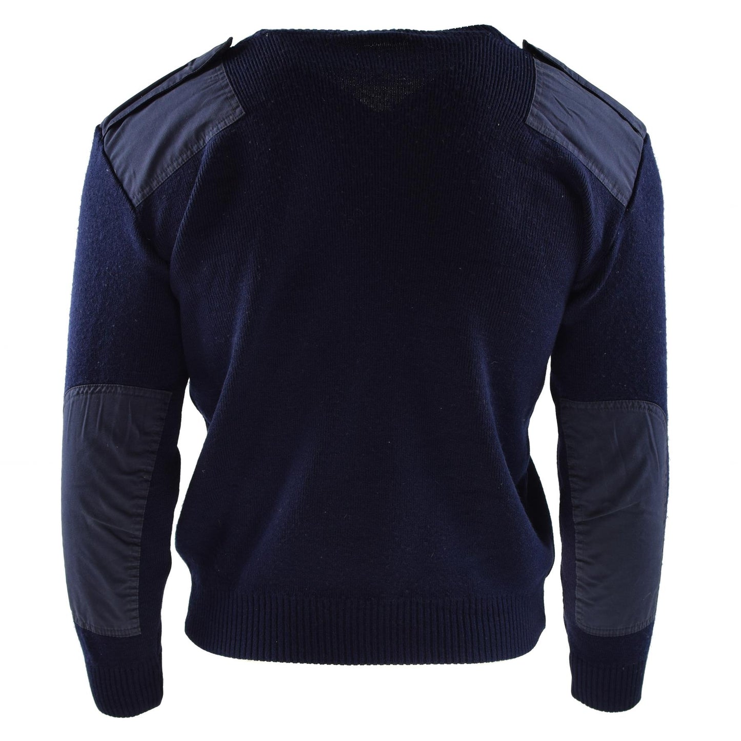 Dutch military officer's sweater with an oval neck, blue