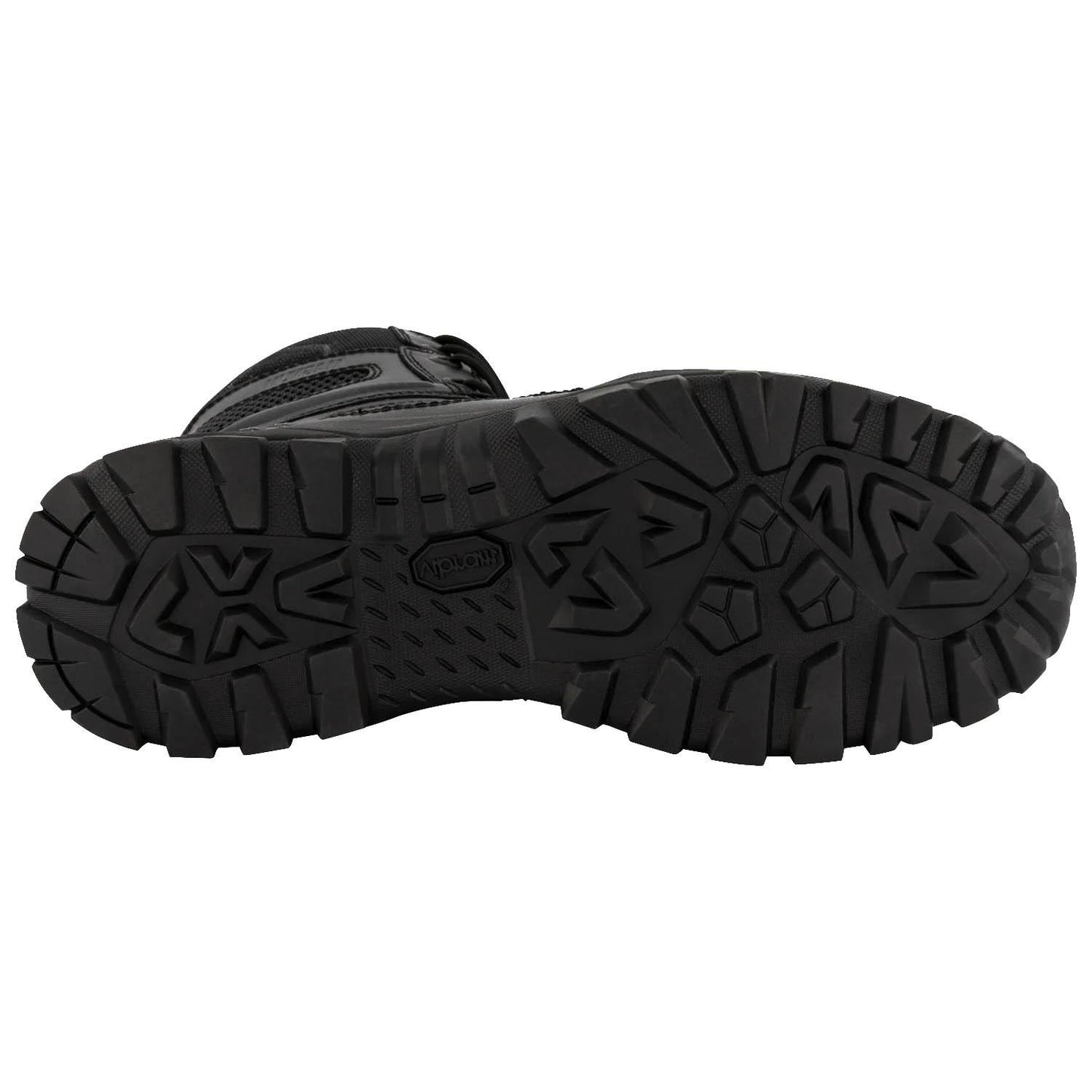 Magnum Elite Spider X 8.0 odiniai taktiniai batai su Vibram padu – juodo pado detalė.