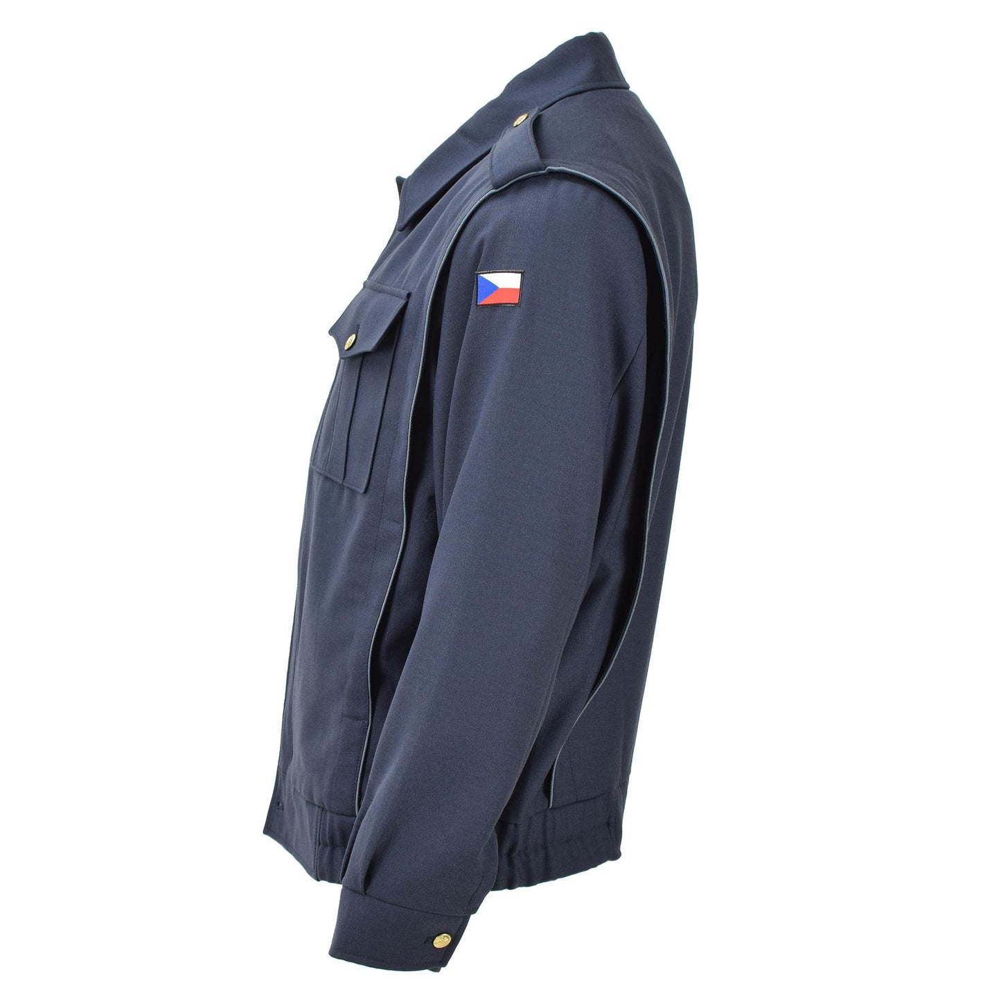 Czech military classic jacket in blue color