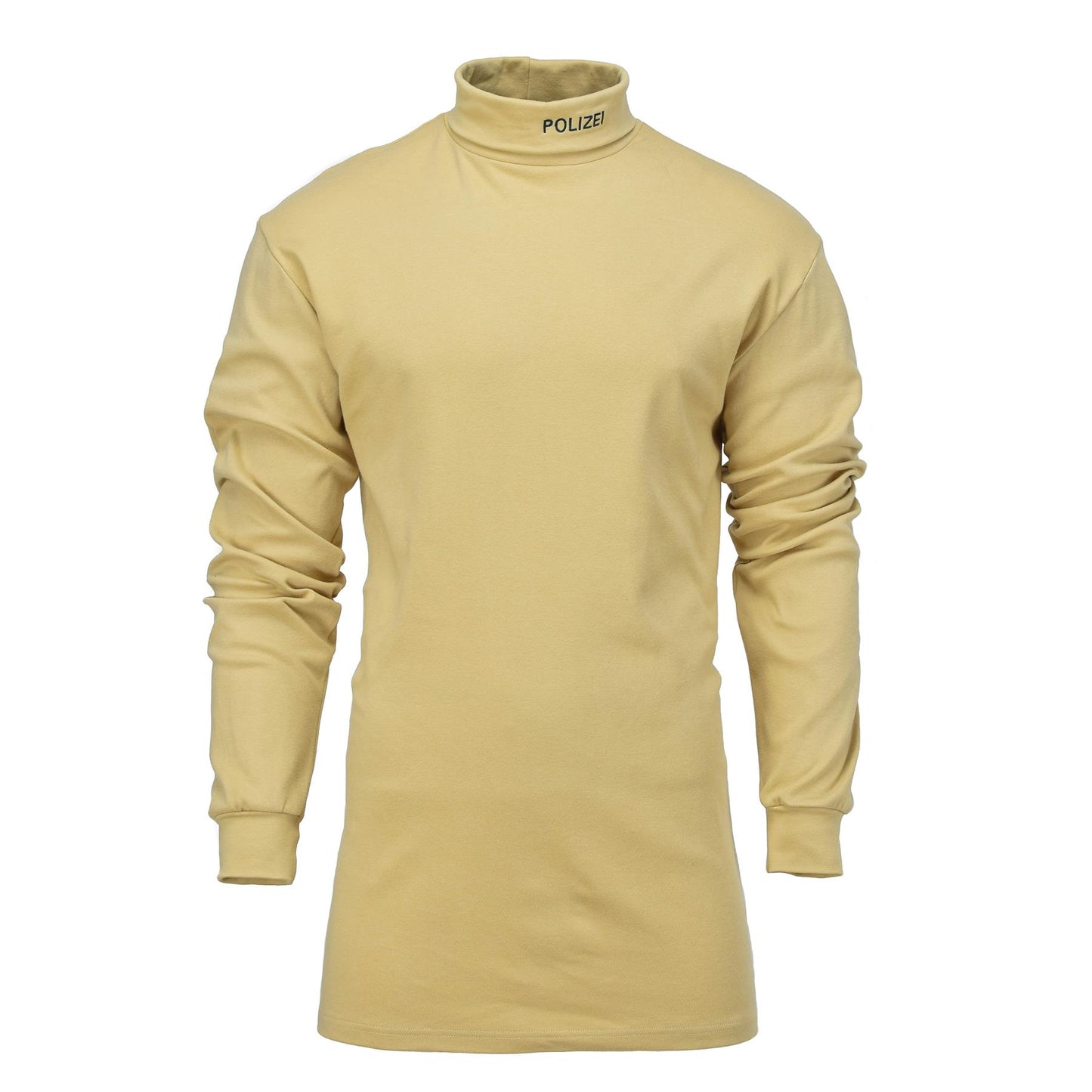 Yellow turtle neck sweater of the German police force