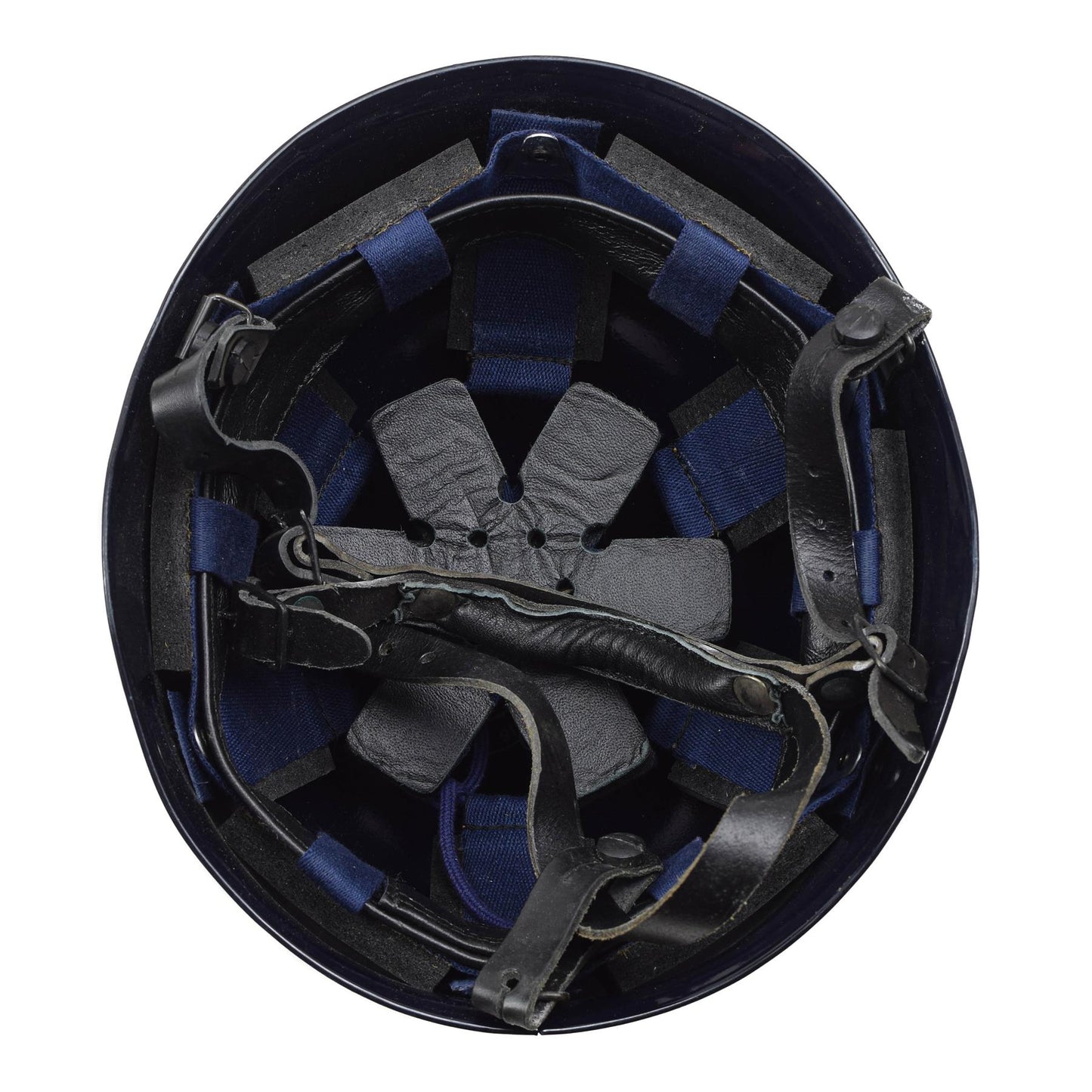 Prancūzijos karinės policijos taktinis šalmas F1 - vaizdas iš šalmo vidaus