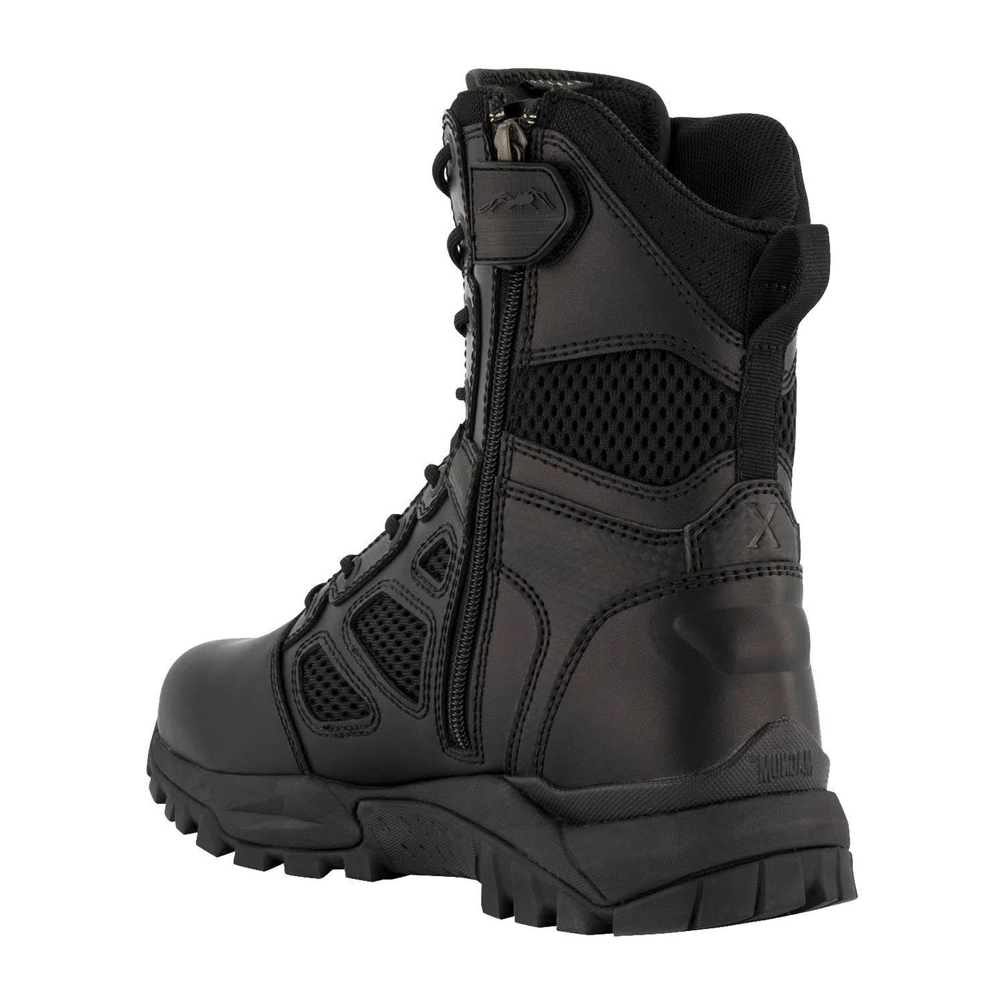 Magnum Elite Spider X 8.0 odiniai taktiniai batai juodi su Vibram padu, patvarūs ir komfortiški profesonaliam naudojimui.