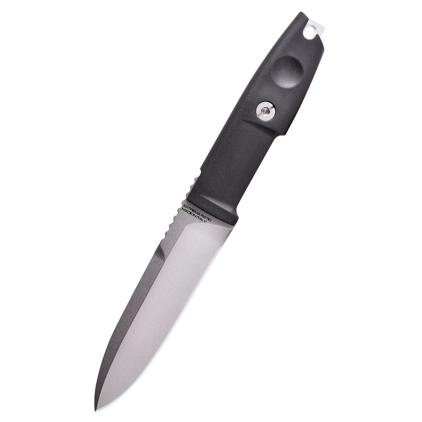 ExtremaRatio SCOUT 2 taktinis kovos peilis su fiksuota geležte iš N690 plieno, patvarus ir ergonomiškas.