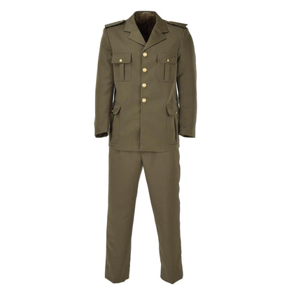 Italian Army Uniform Occasion Pants Brown