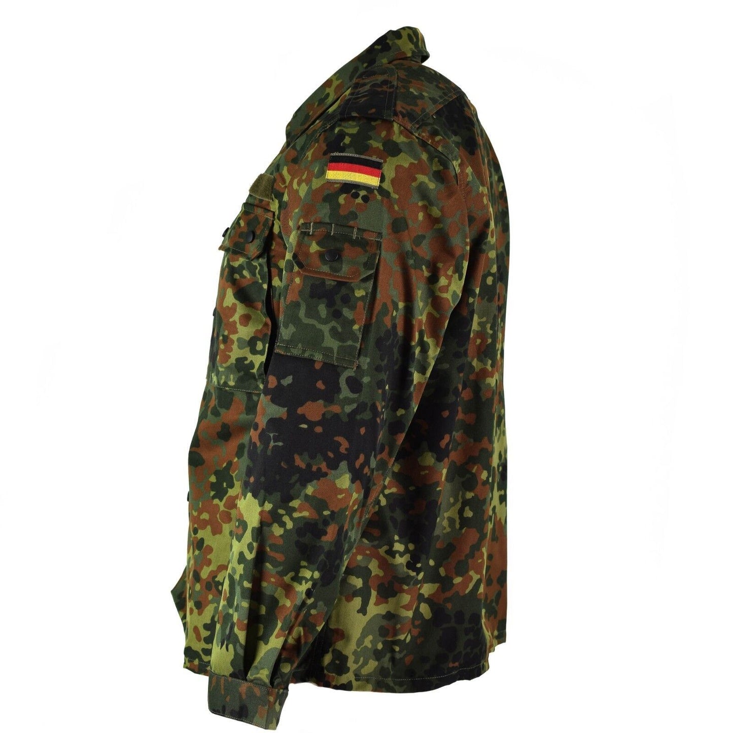 German army shirt with long sleeves flecktarn