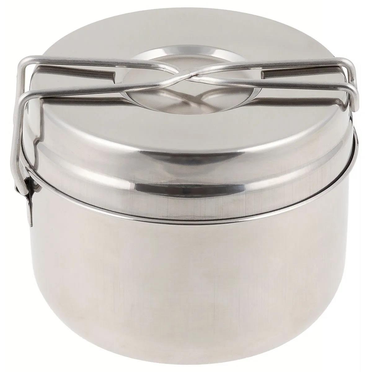 Czech Army 3-Piece Pot Set Stainless Steel