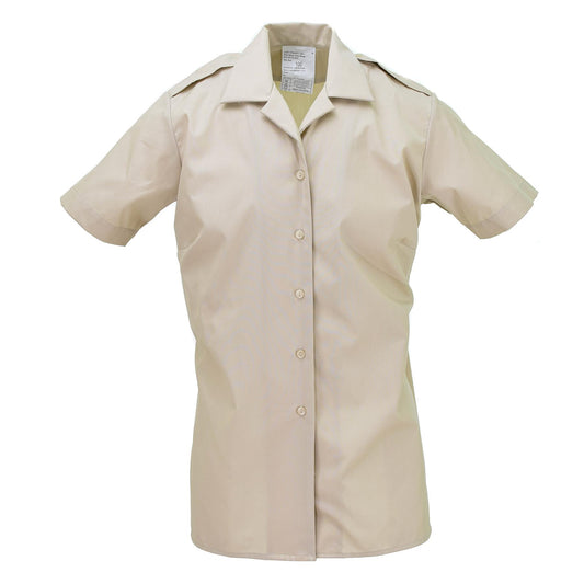 British Army Women's Short Sleeve Khaki Shirt