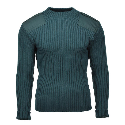 Belgian Army Commando Woolen Knitted Sweater Green