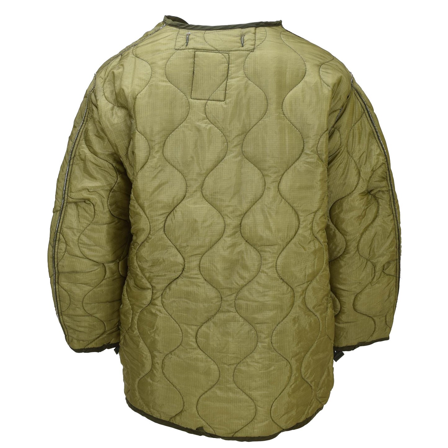 Jungtinių Valstijų kariuomenės M65 parkos pamušalas alyvuogių