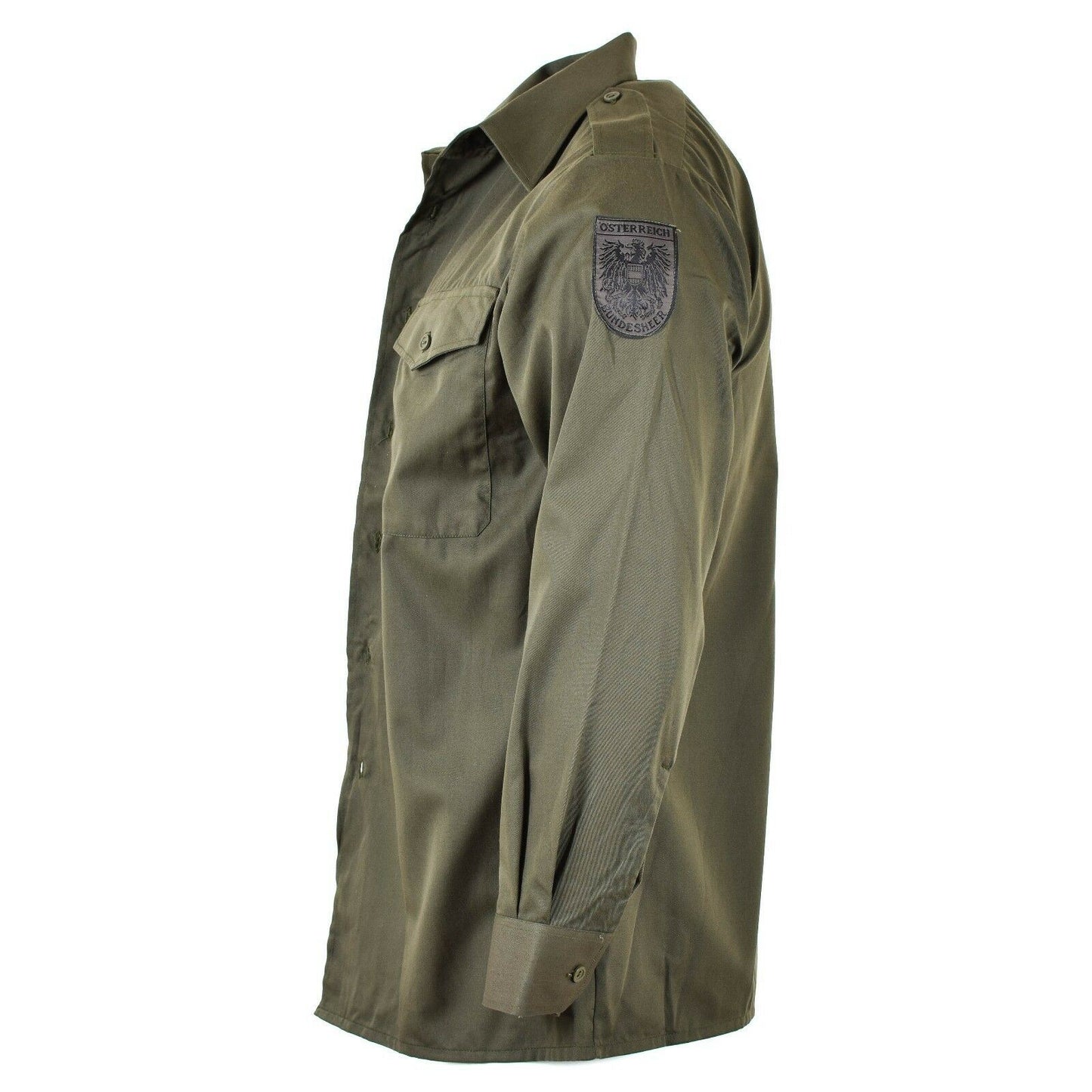 Austrian Army M65 Shirt Long Sleeve BDU Olive