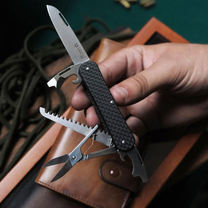 Fox Knives VULPIS FX-VP130-SF5 OR multipurpose knife made of N690Co steel