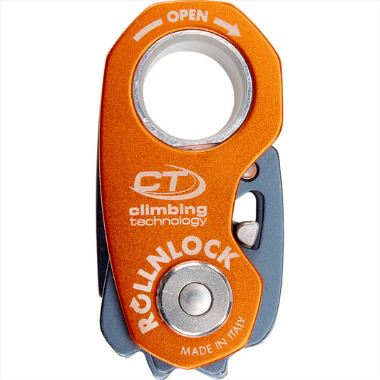 Climbing Technology ROLLNLOCK skriemulinis lipimo įtaisas 3 in 1 su aliuminio korpusu ir automatinio stabdymo funkcija.