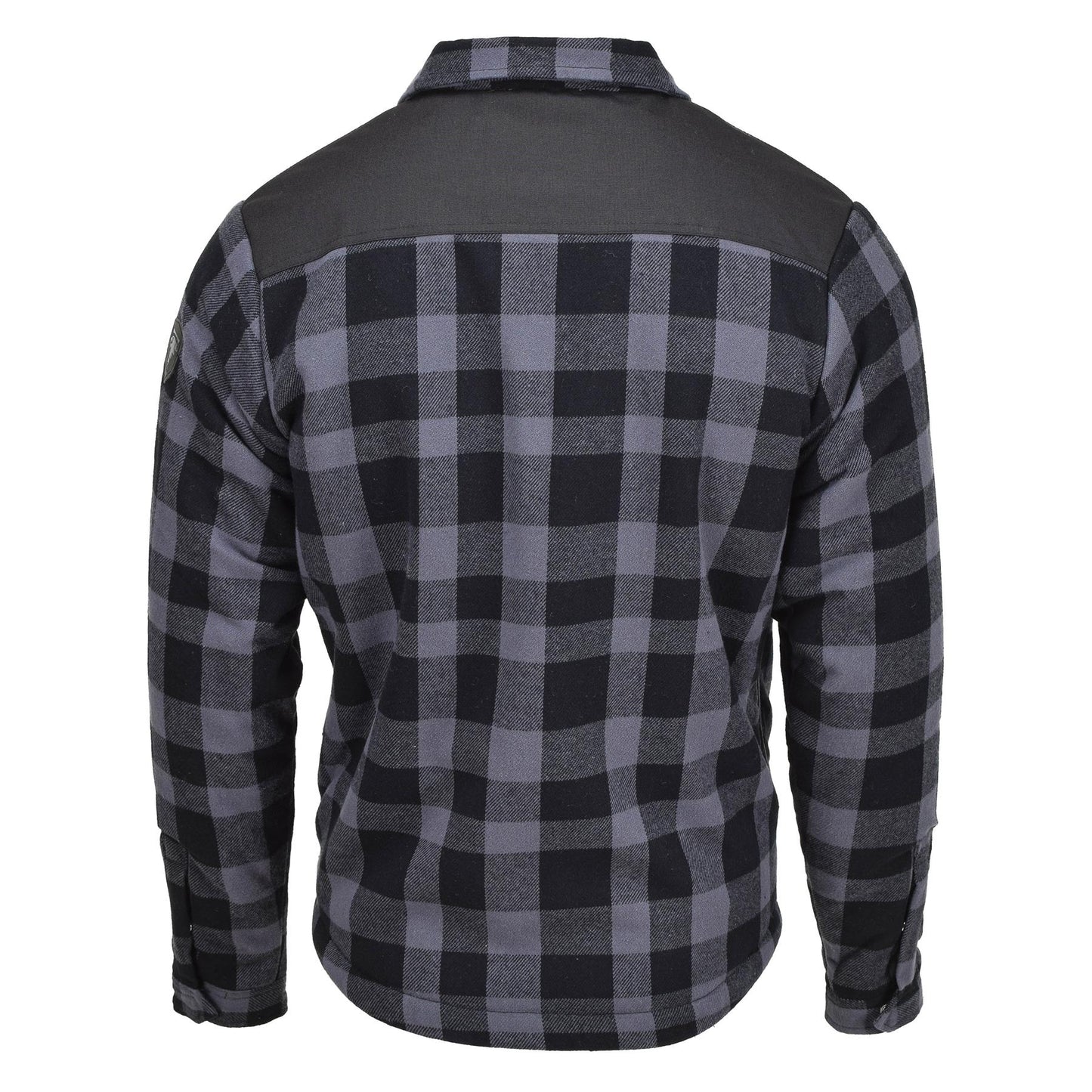 MIL-TEC checked flannel style jacket in gray color