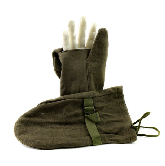 Austrian Army Marksman's Vintage Mittens Olive