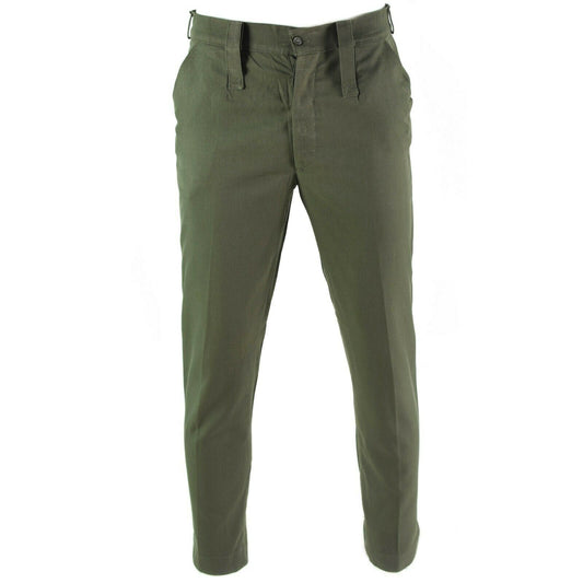 Portuguese army casual trousers in olive