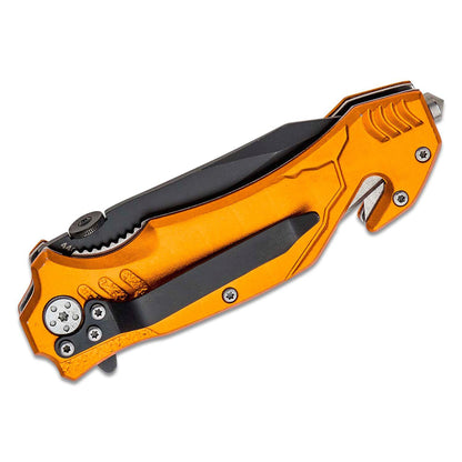 BOKER EMS Rescue folding knife with belt cutter and glass breaker