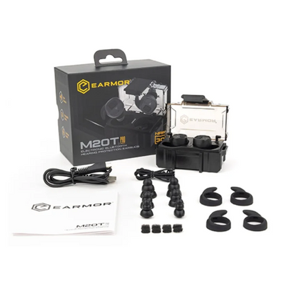 Earmor M20T Pro Bluetooth elektroniniai klausos apsaugos kištukai Foliage Green