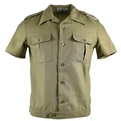 Hungarian army shirt with short sleeves