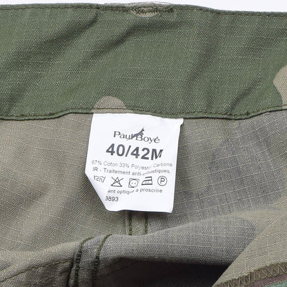 French army cargo style outdoor pants with CCE print