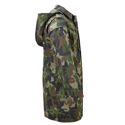 Romanian army long field parka M93 with hood Leaf print