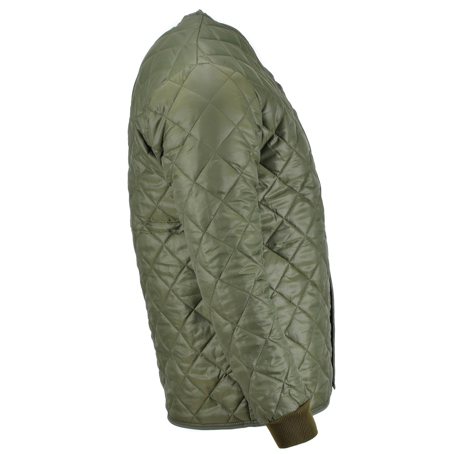 Swedish army winter jacket quilted lining Olive