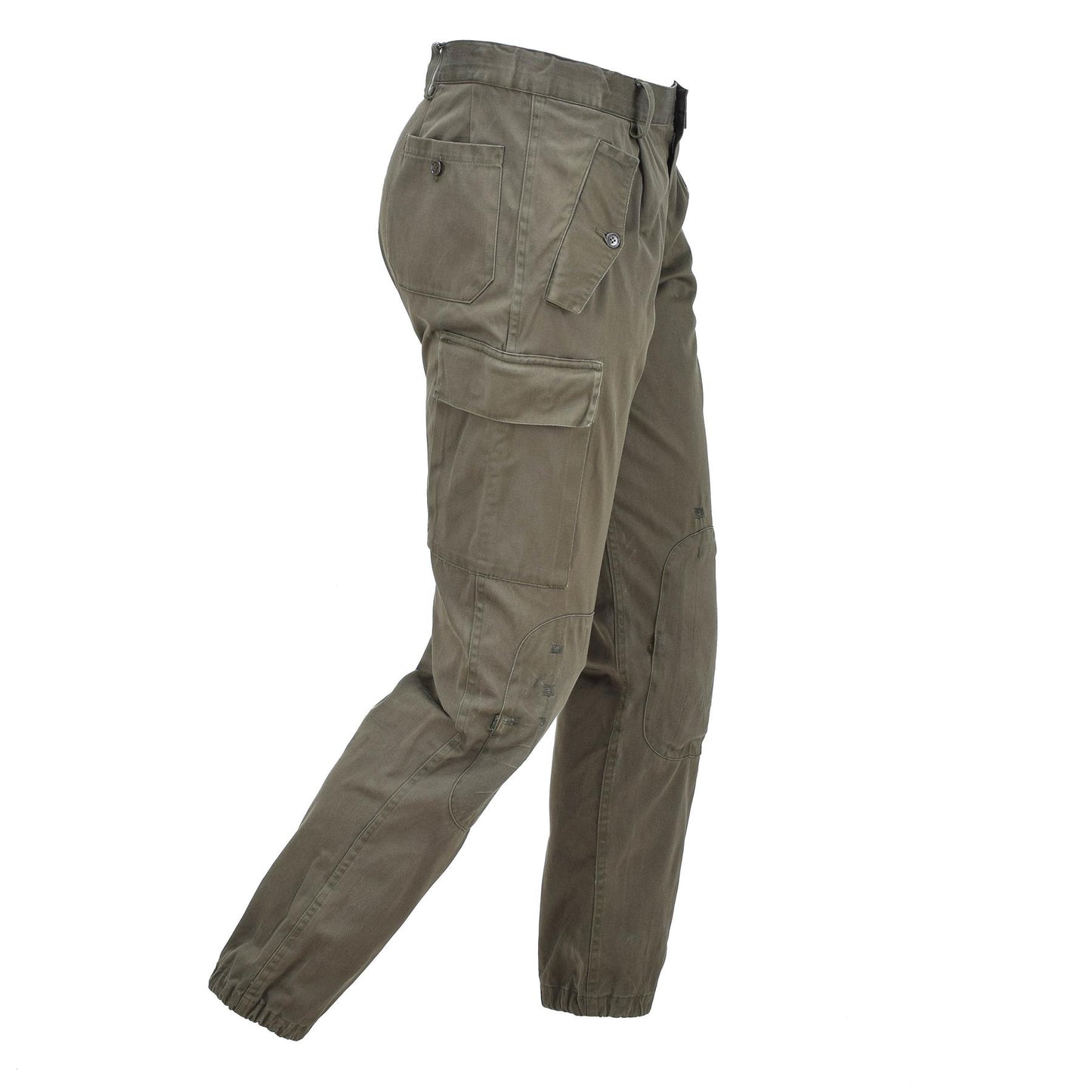 Italian army work pants olive color