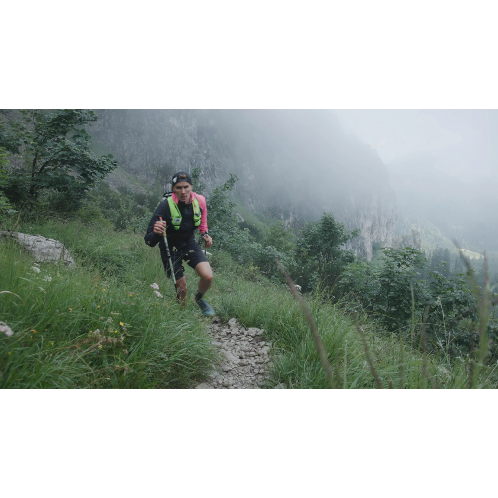 LEKI Ultratrail FX.One Carbon bėgimo bekele lazdos sulankstomos 130 cm