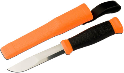 MORA 2000 fixed stainless steel knife