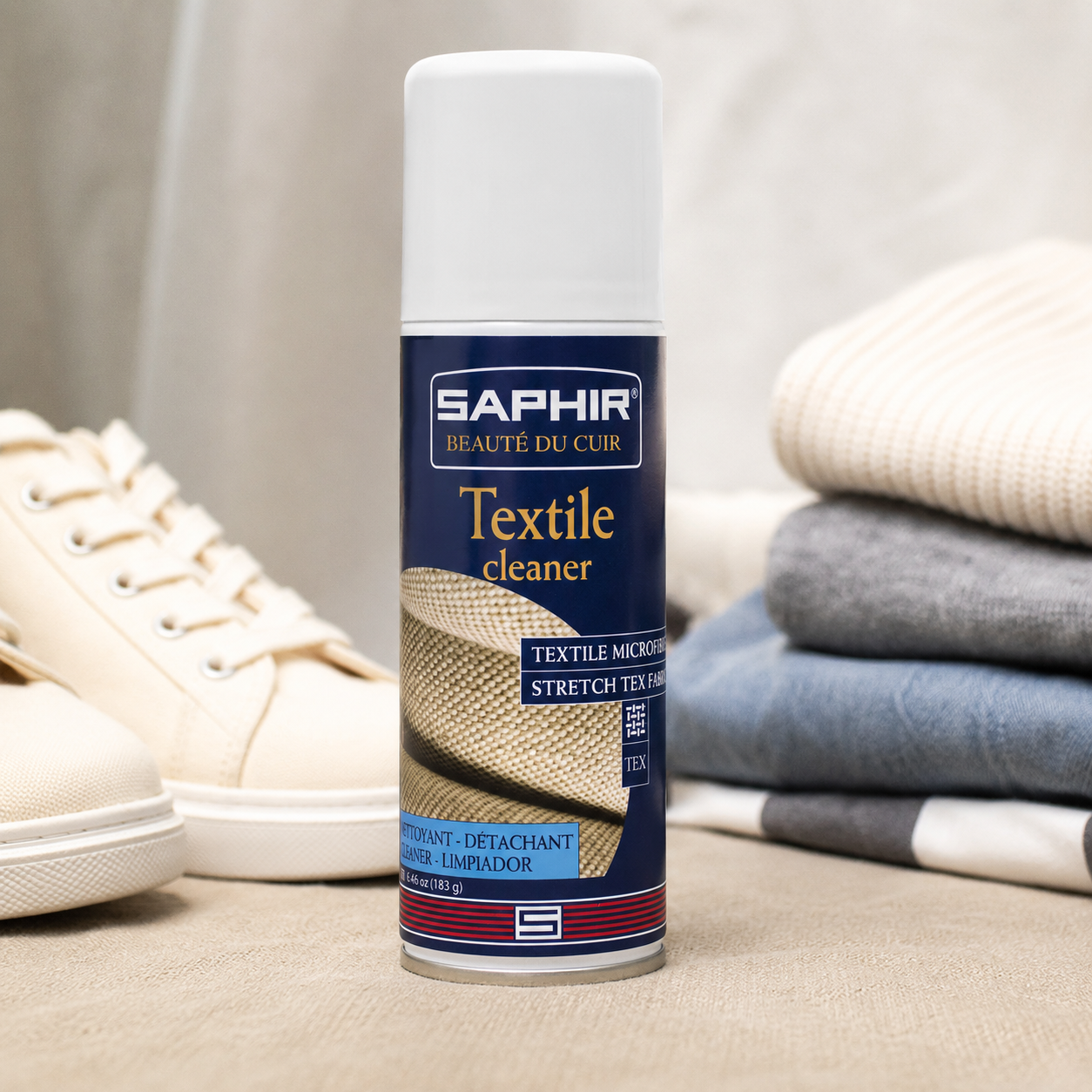 Saphir tekstilės valiklis 200 ml visų tipų tekstilei