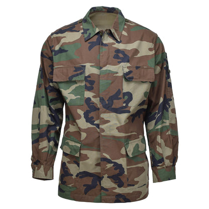 Turkish army ripstop jacket Woodland print